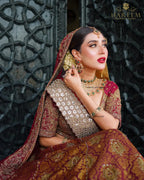 Malaika Gold platted Bridal Set