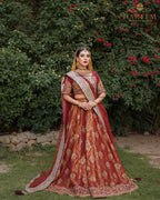 Malaika Gold platted Bridal Set