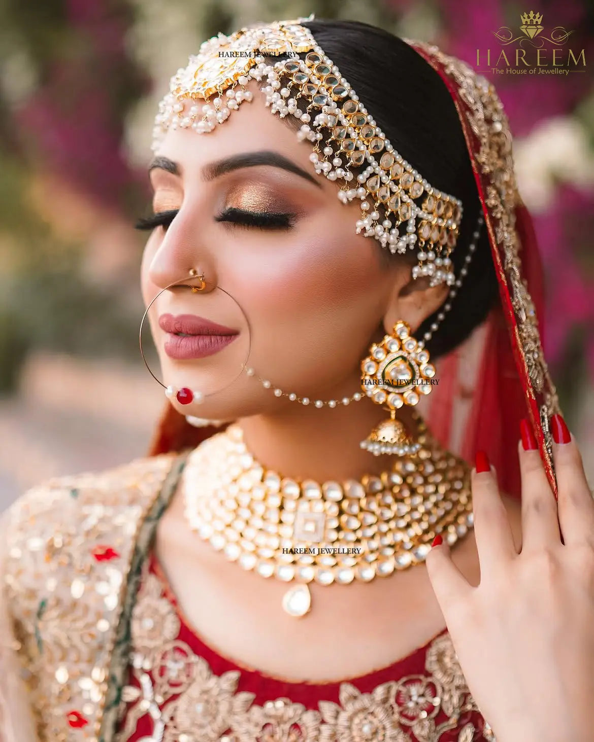 Naheed Jaipuri Kundan Set