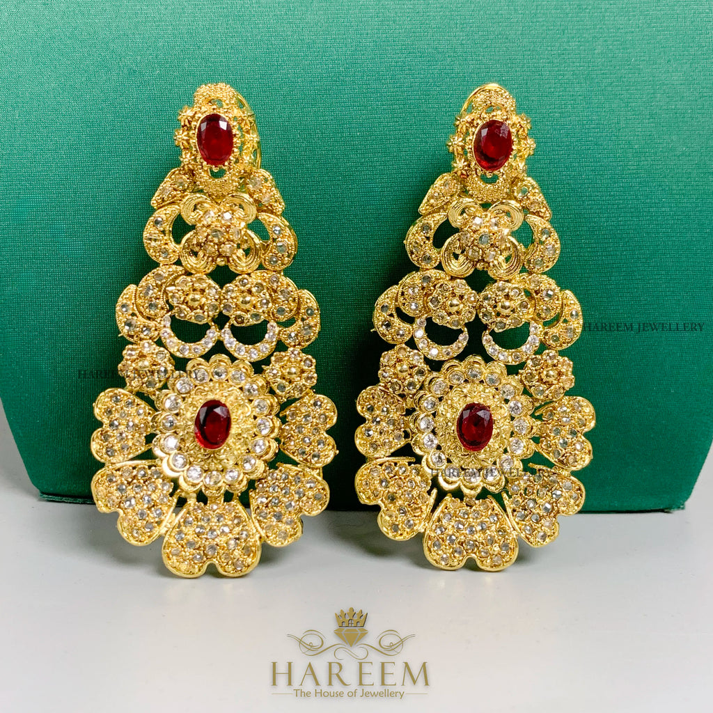 Zoya Gold platted traditional Bridal set