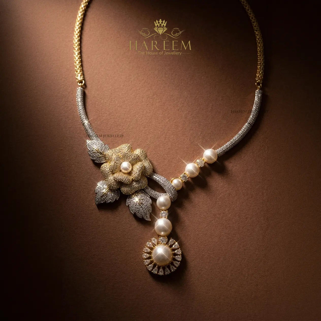 Rosy diamond style Set