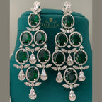 Amour 3 Layers of  Dimonte American Diamond Necklace Set
