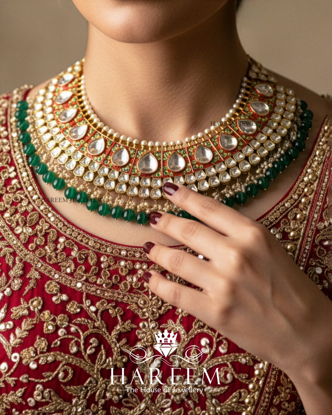 Baila Polki Kundan set