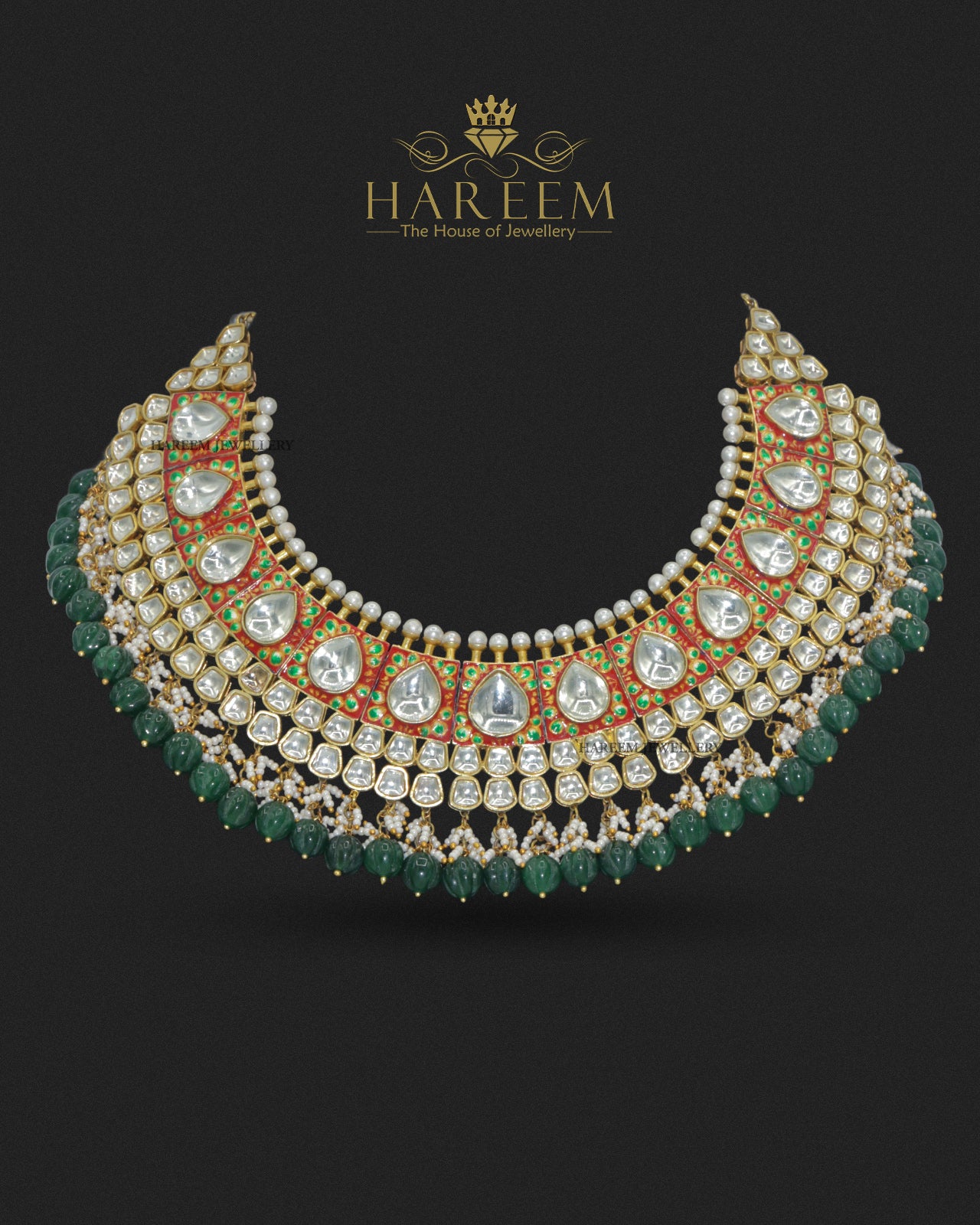 Baila Polki Kundan set