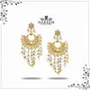 SONAPARI EARRINGS WITH GOLDLEAF